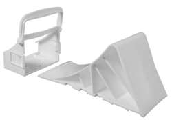 Stopklods til hjul incl. holder